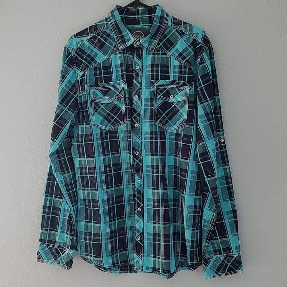 BUCKLE Athletic fit men shirt L